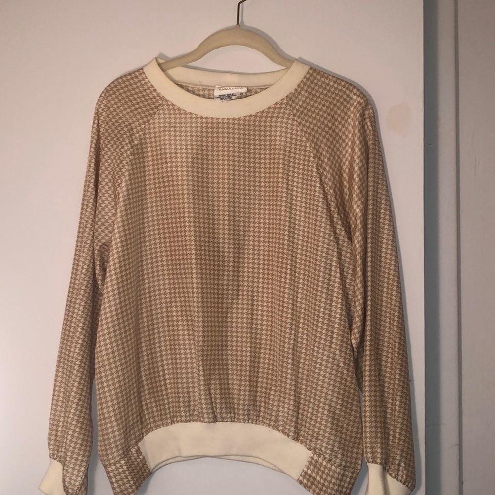 Vintage Silk Loose crew Shirt